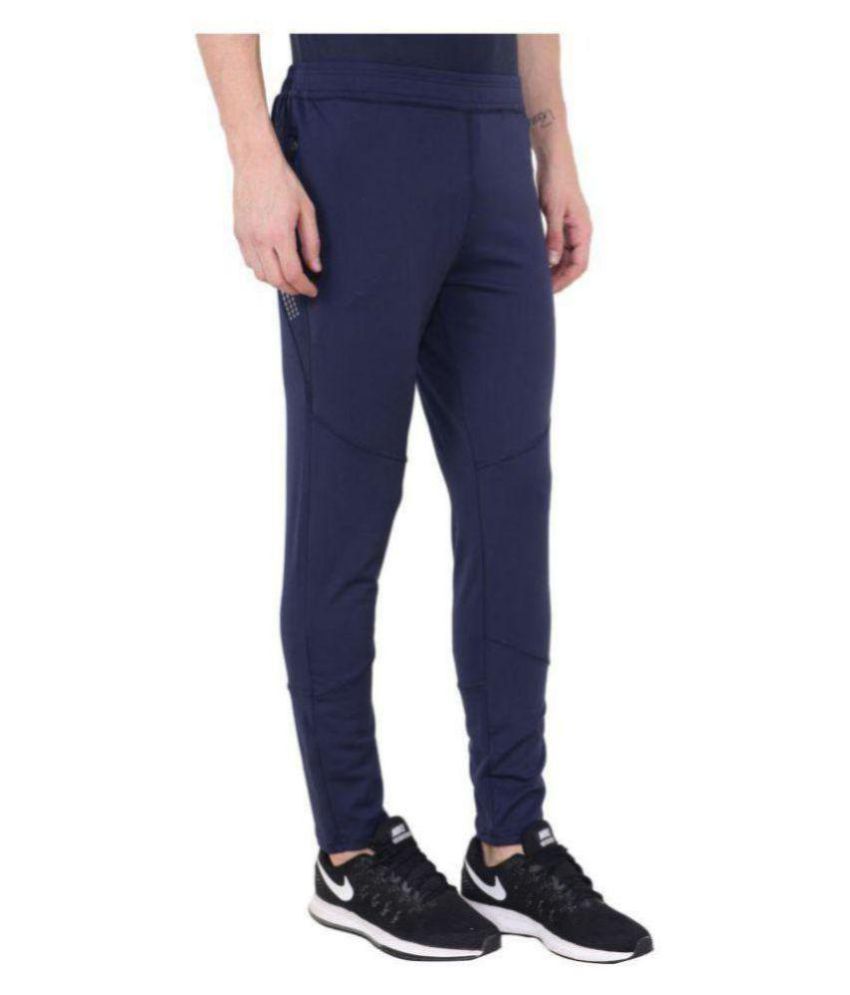 Adidas CLIMACOOL Navy Polyester Lycra Track Pant - Buy Adidas CLIMACOOL Navy Polyester Lycra 
