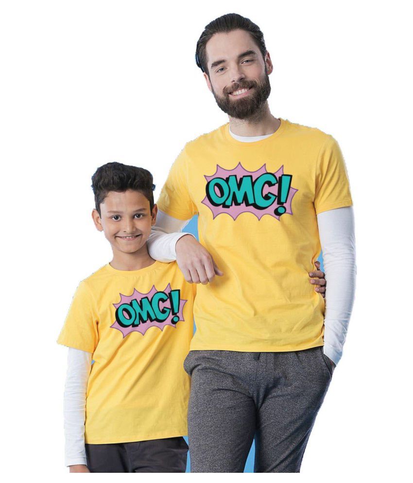 dad and son tshirts combo