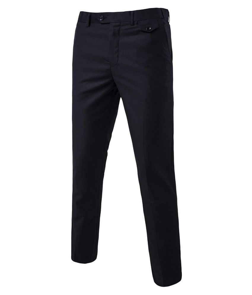 black pleated trousers mens