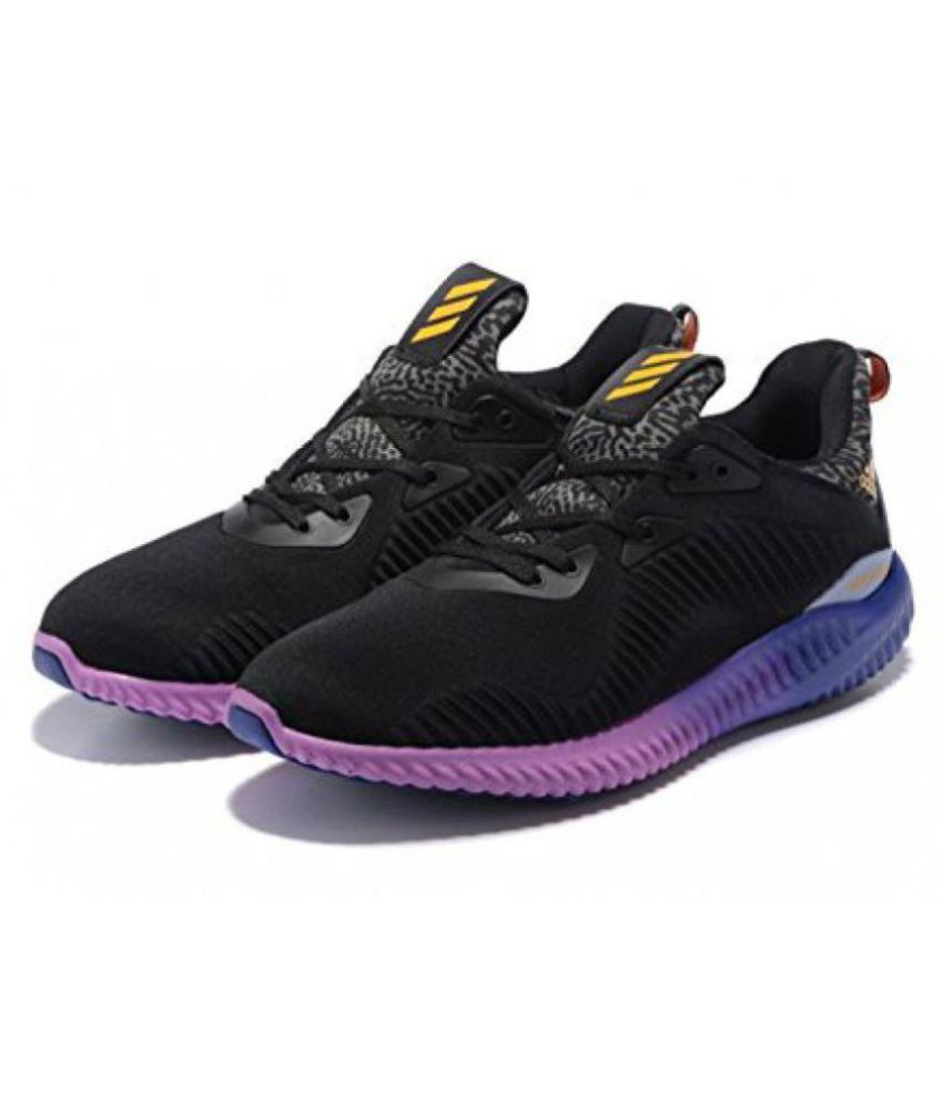 Adidas Alphabounce Black Running Shoes - Buy Adidas Alphabounce Black ...