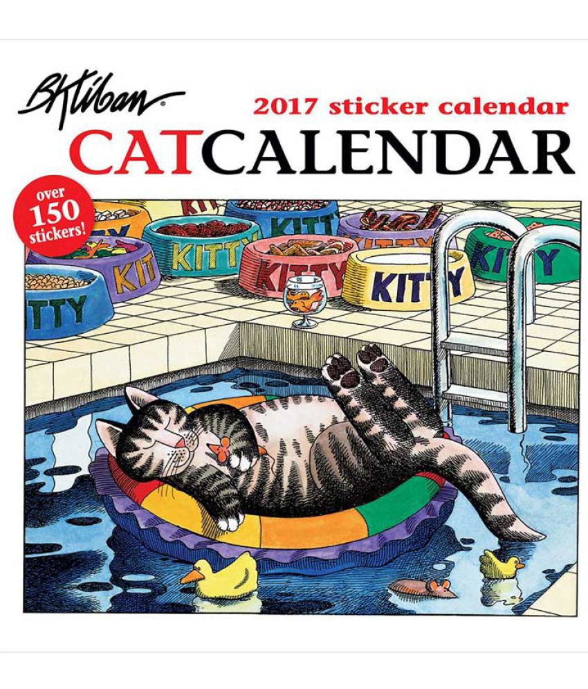2017 B. Kliban CatCalendar Sticker Calendar Buy 2017 B. Kliban