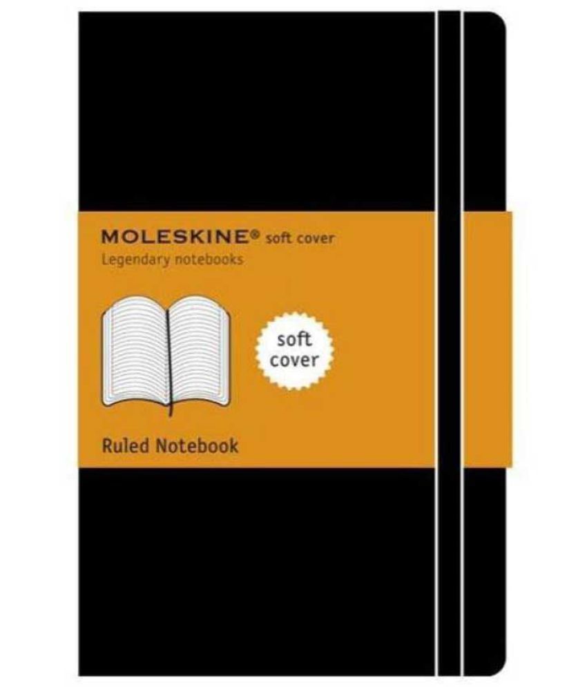 Moleskine Classic Notebook, Pocket, Ruled, Black, Soft Cover (3.5 x 5.5