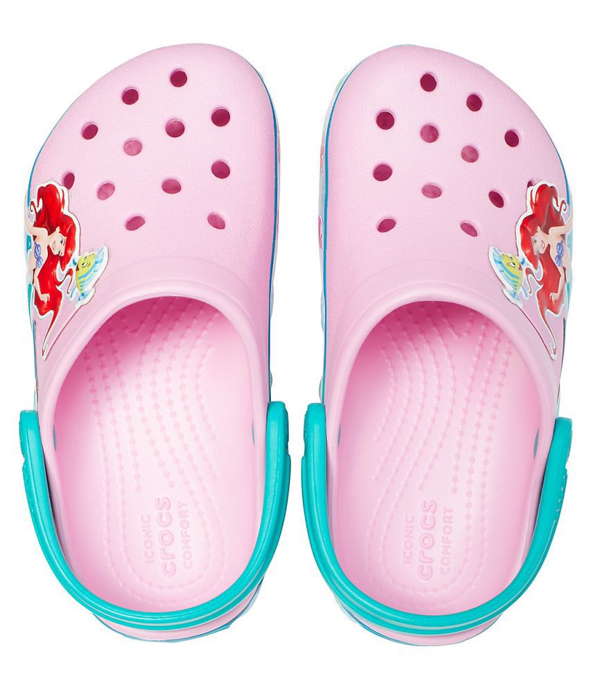 Crocs CB Princess Ariel Pink Girls Clog Price in India- Buy Crocs CB ...