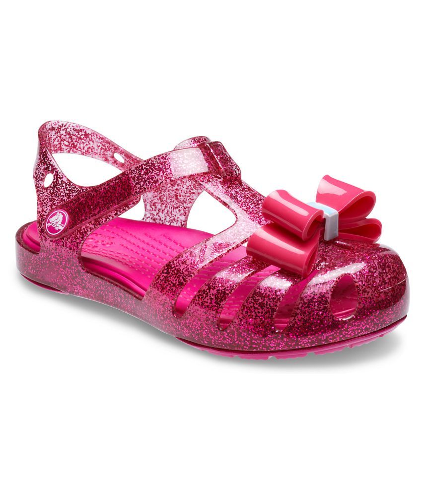  Crocs  Crocs  Isabella Bow Pink  Girls  Sandal  Price in India 