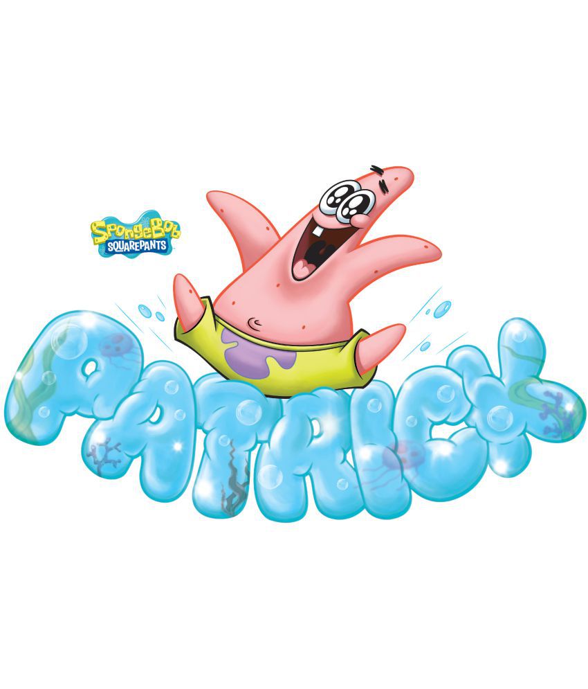 Asian Paints Wall Ons Spongebob XL Underwater fun with Patrick Cartoon  Characters Sticker ( 43 x 74 cms ) - Buy Asian Paints Wall Ons Spongebob XL  Underwater fun with Patrick Cartoon