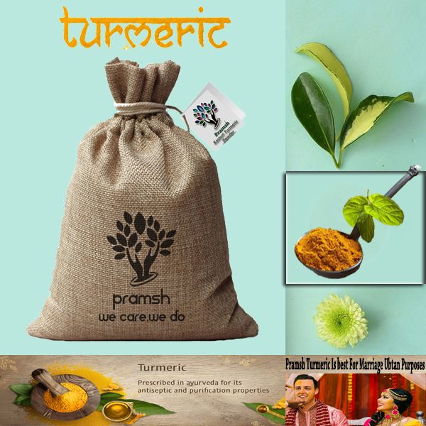 Pramsh Traders Luxurious Kasturi Turmeric Powder Face Pack Masks 300 gm