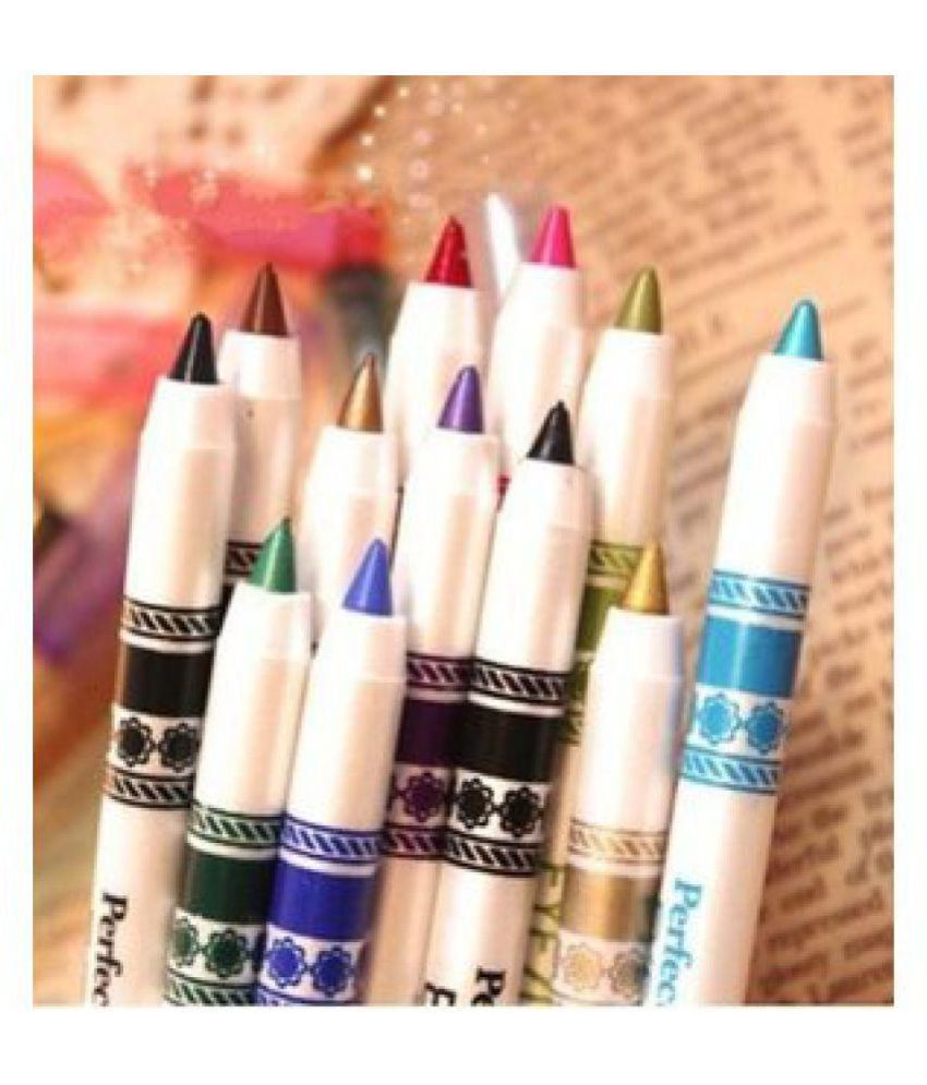 Stylezone Multicolor Pencil Eyeliner - Set of 12: Buy ...