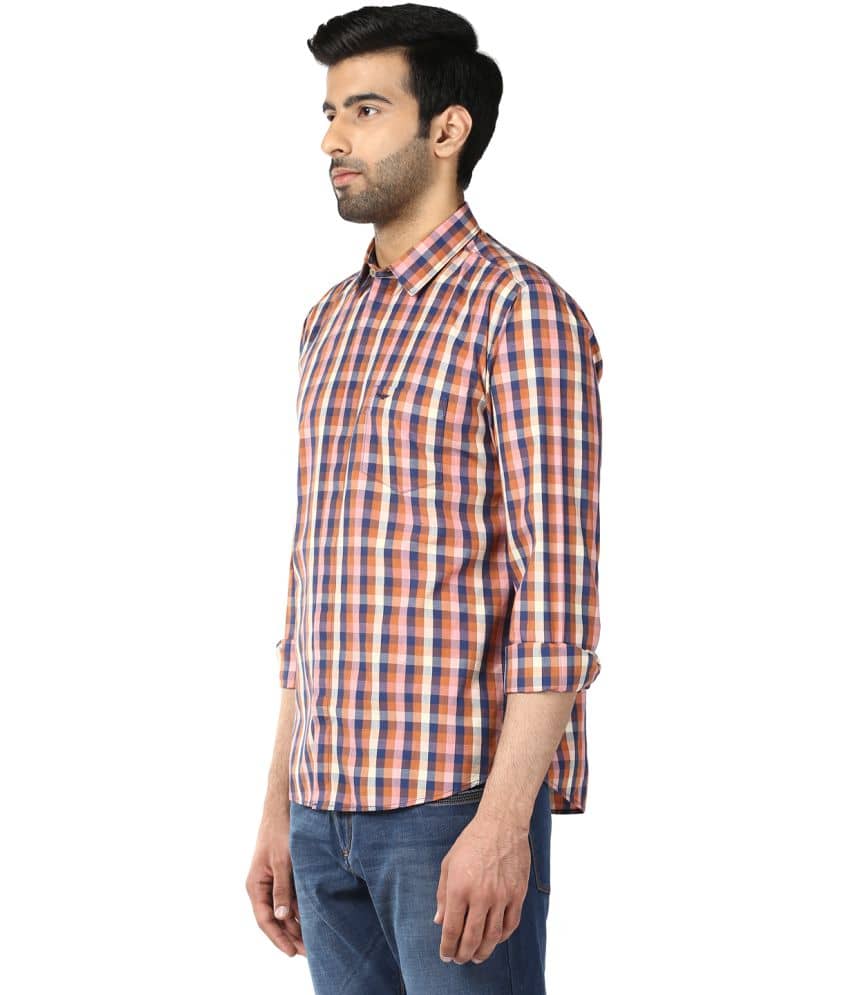 Park Avenue Multi Slim Fit Shirt - Buy Park Avenue Multi Slim Fit Shirt