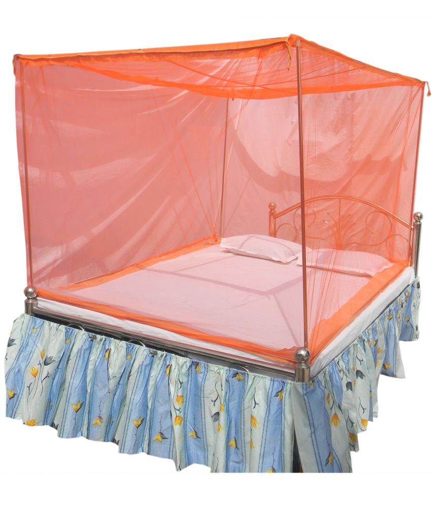 HOMECUTE Double Orange Plain Mosquito Net - Buy HOMECUTE Double Orange ...