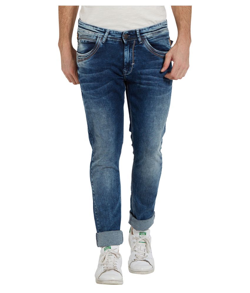 spykar slim men blue jeans