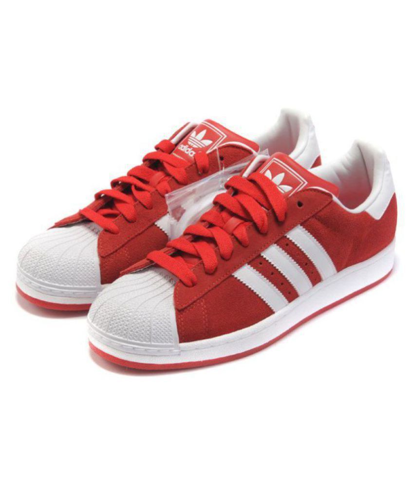 Adidas Superstar Red Running Shoes - Buy Adidas Superstar Red Running
