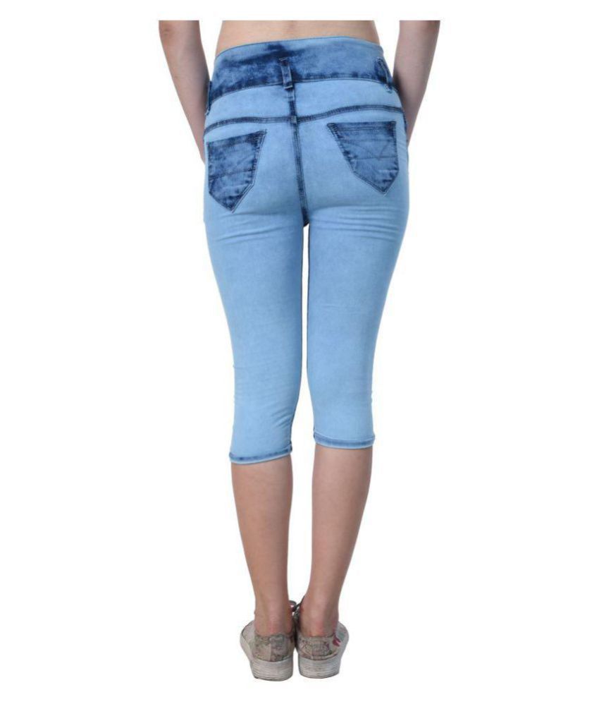Buy Essence Denim Hot Pants - Blue Online at Best Prices in India ...