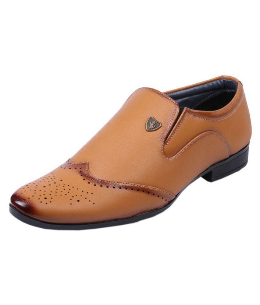 office tan shoes