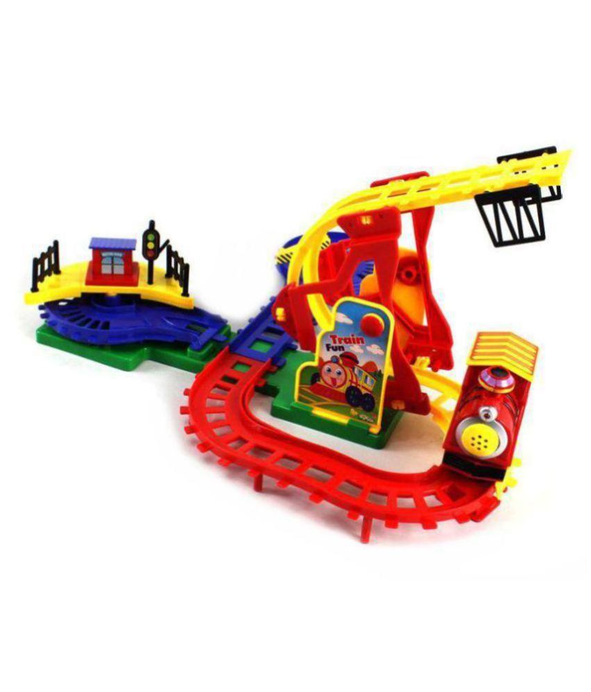 Multicolor Plastic Train Set Buy Multicolor Plastic Train Set Online