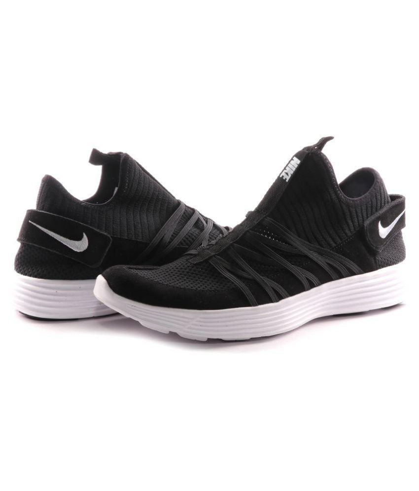 Nike Lunarlon Black Running Shoes - Buy 