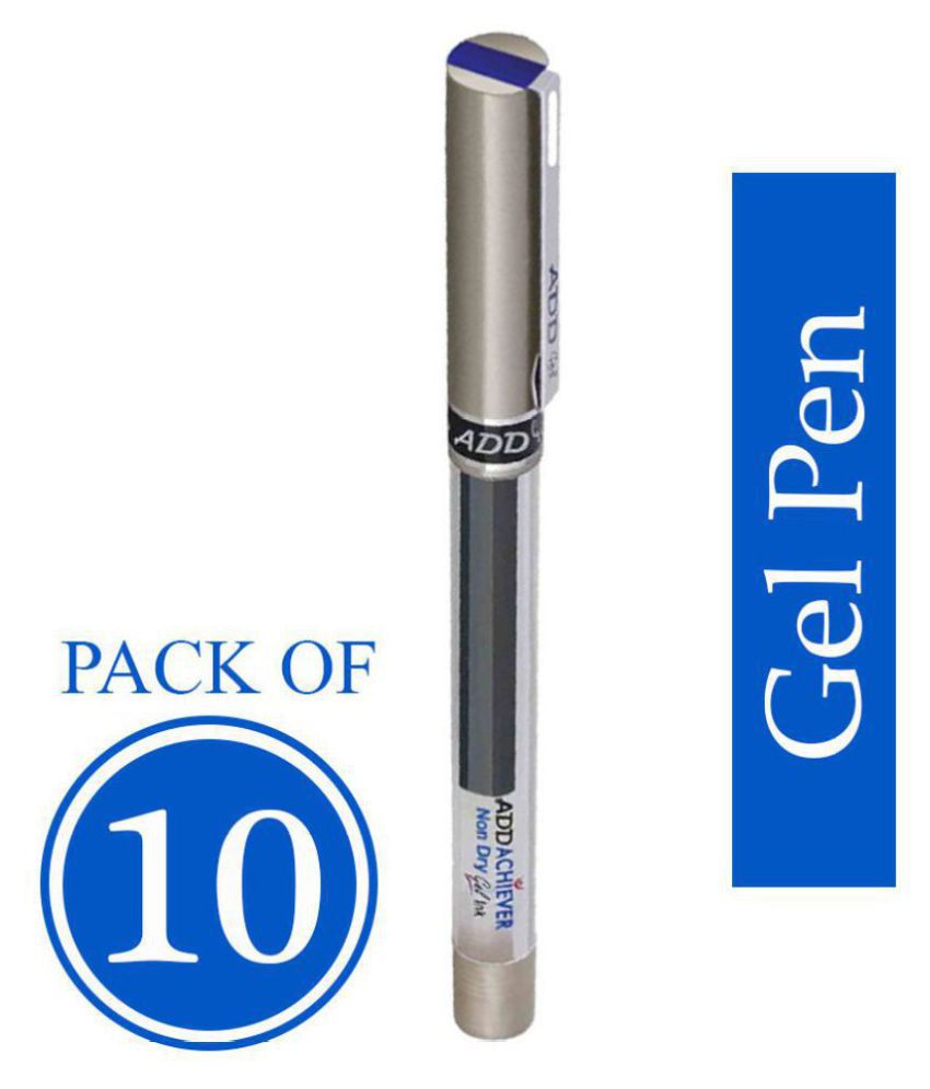     			Add Gel Achiever Gel Pen - Blue Set of 10