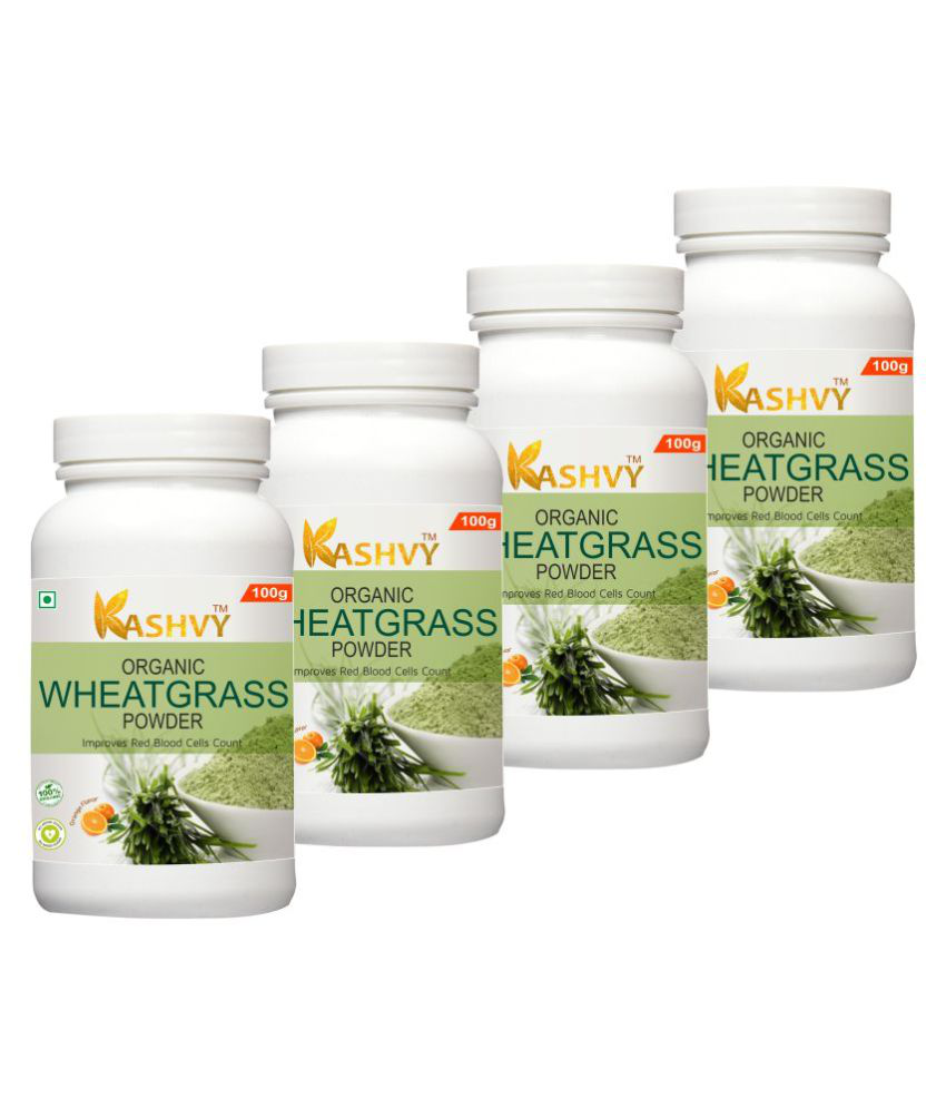     			Kashvy Wheatgrass powder |  Detoxifies the body 400 gm Multivitamins Powder