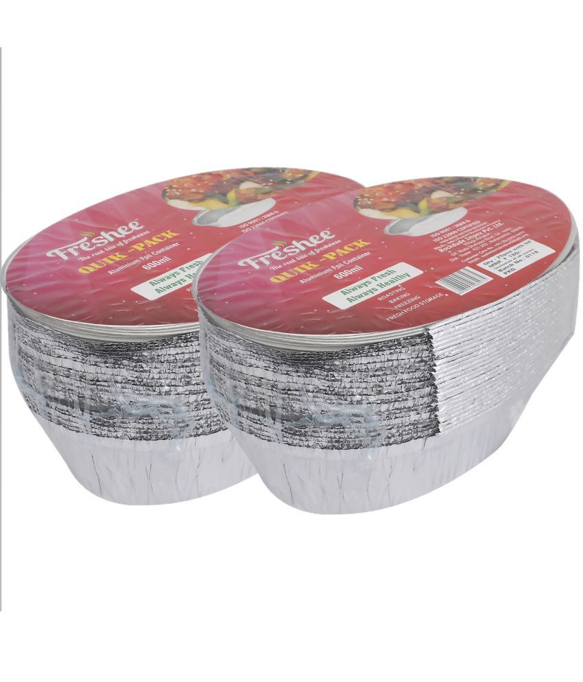     			Freshee Aluminium Foil Disposable Container 600ml 50pcs