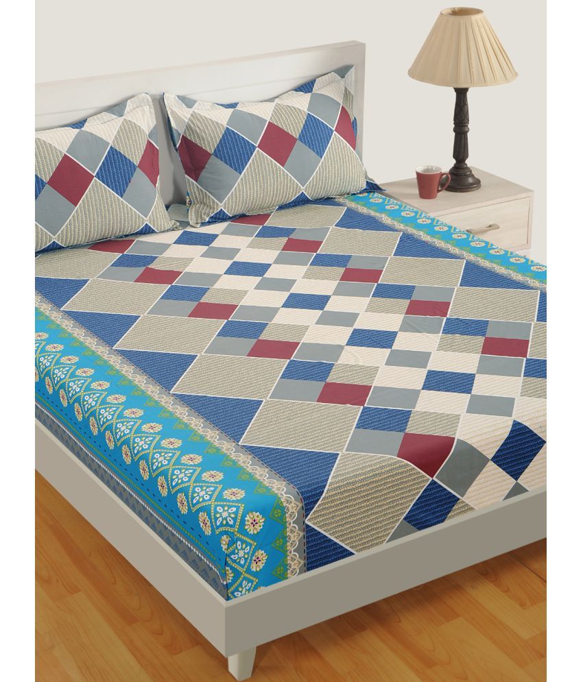 Swayam Cotton Single Bedsheet with 1 Pillow Cover Buy Swayam Cotton