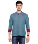 Vivid India Blue Cotton Kurta