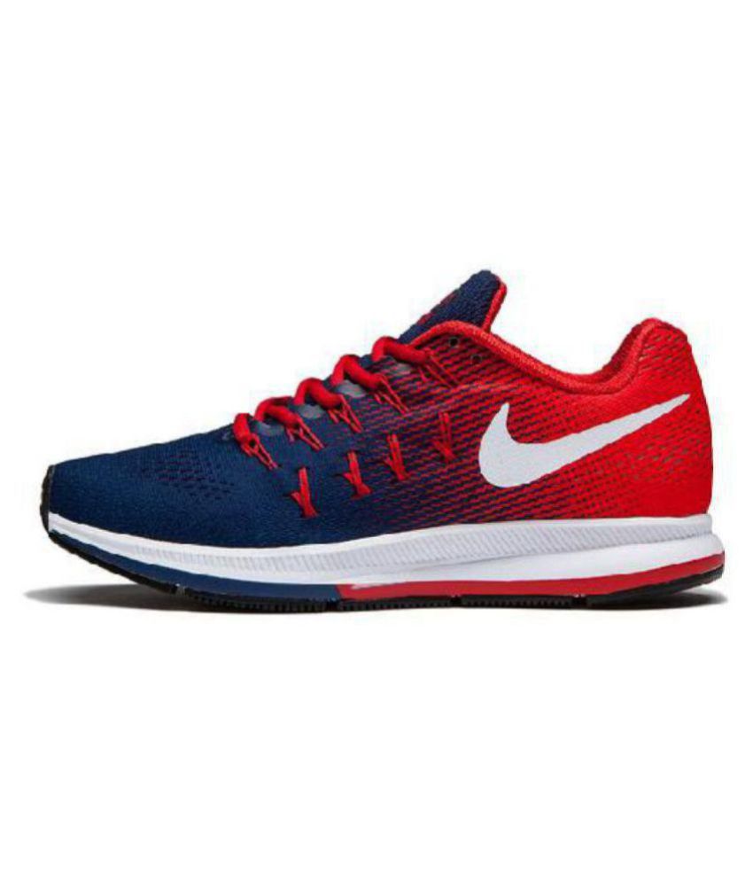 nike shoes blue red