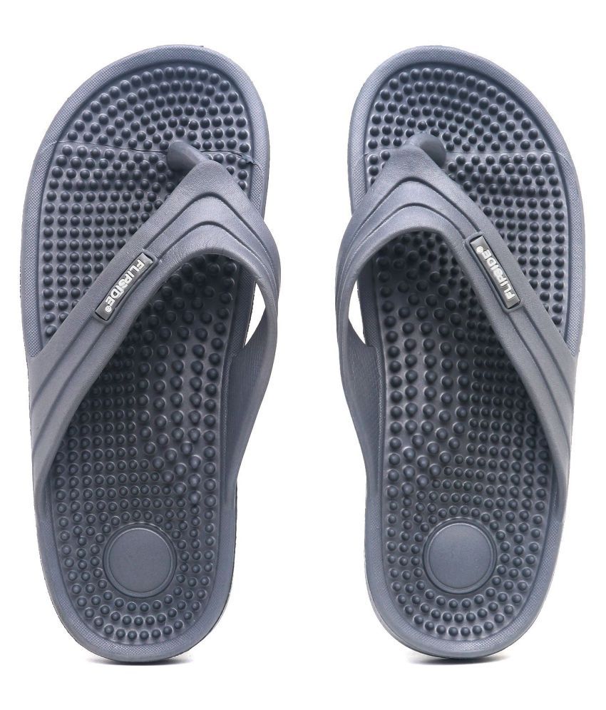 Flipside Acupressure Gray Massage Flip Flops Price In India Buy Flipside Acupressure Gray