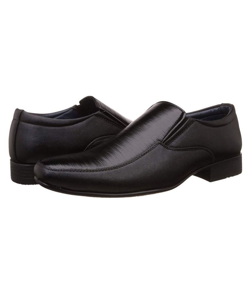 Bata Slip On NonLeather Black Formal Shoes Price in India