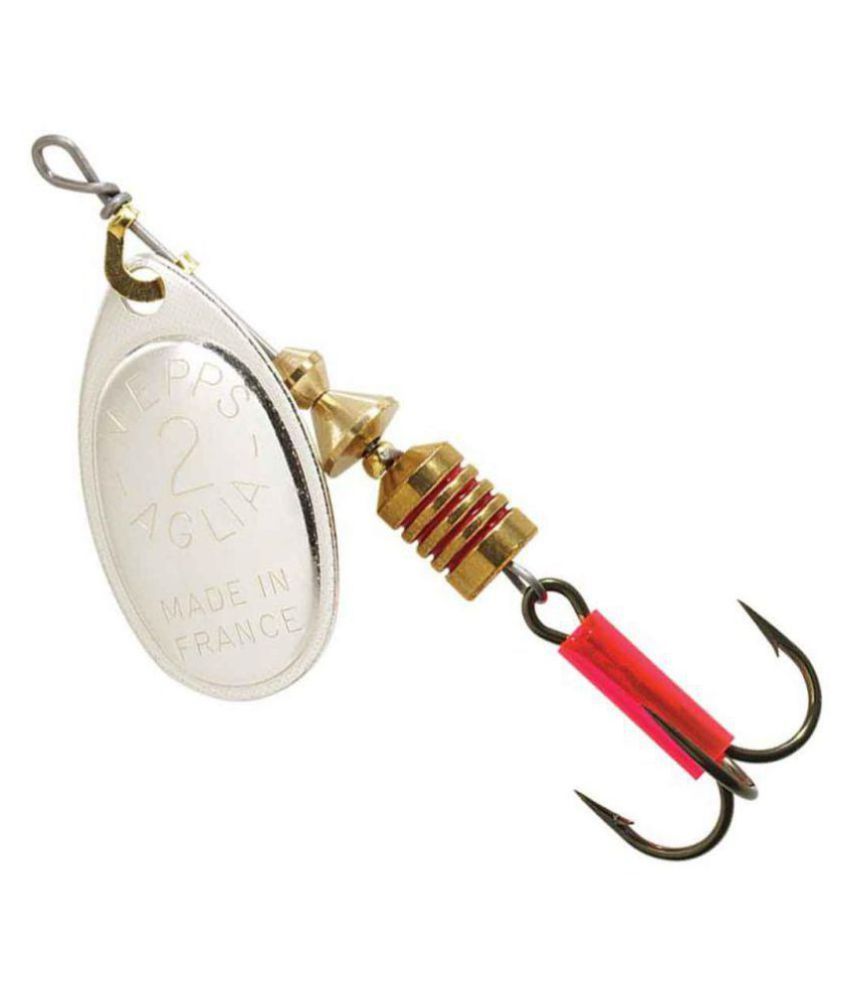 Meeps Aglia Plain Spinners Fishing Lure Treble Hook Size 2 Buy Online