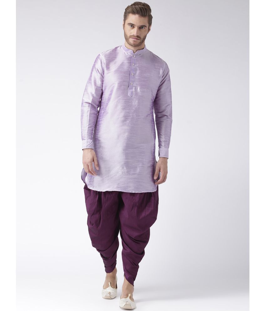     			Hangup Multi Silk blend Dhoti Kurta Set