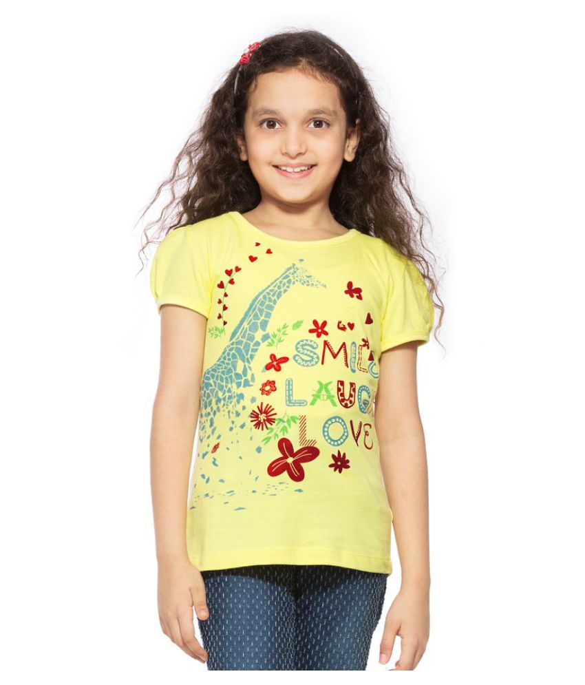 Stay Little Girls Printed Cotton T Shirts Pack Of 5 Buy Stay Little