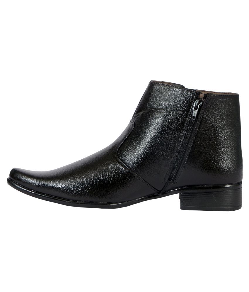 EAGUAR Black Casual Boot - Buy EAGUAR Black Casual Boot Online at Best ...