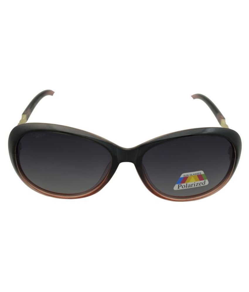 Tiger Eyewear Black Rectangle Sunglasses 185175 082p Buy Tiger Eyewear Black Rectangle