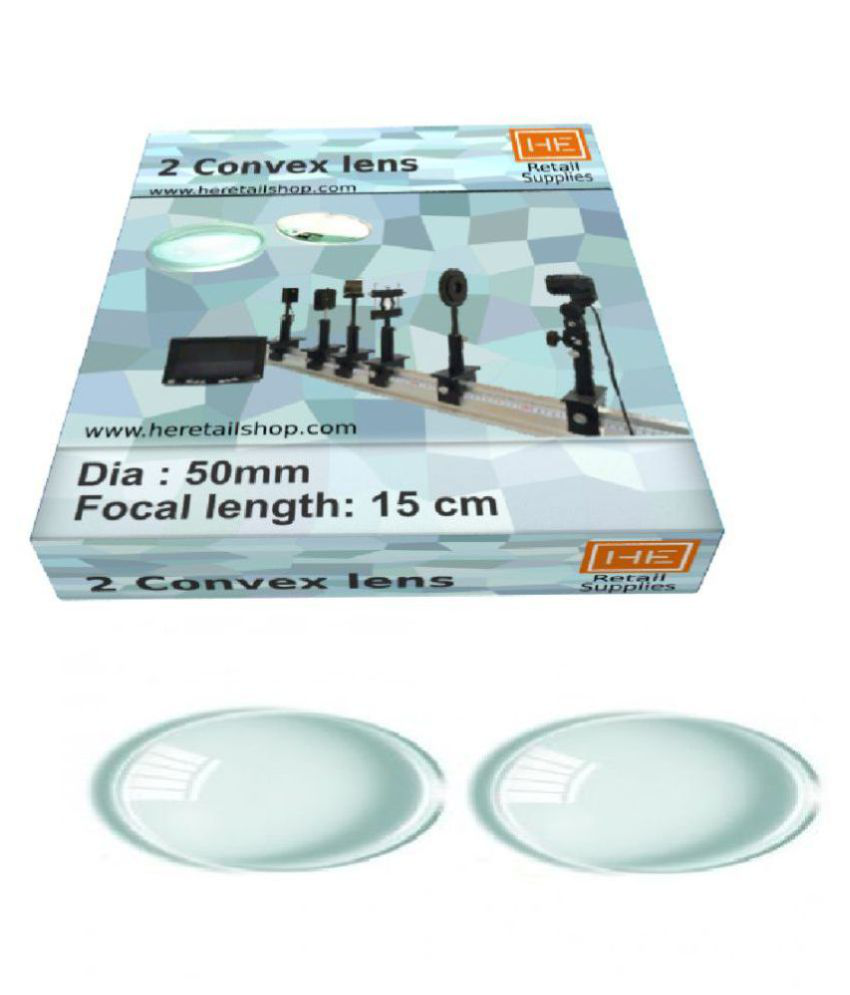     			HE Retail Supplies Pack Of 2 Convex Lens