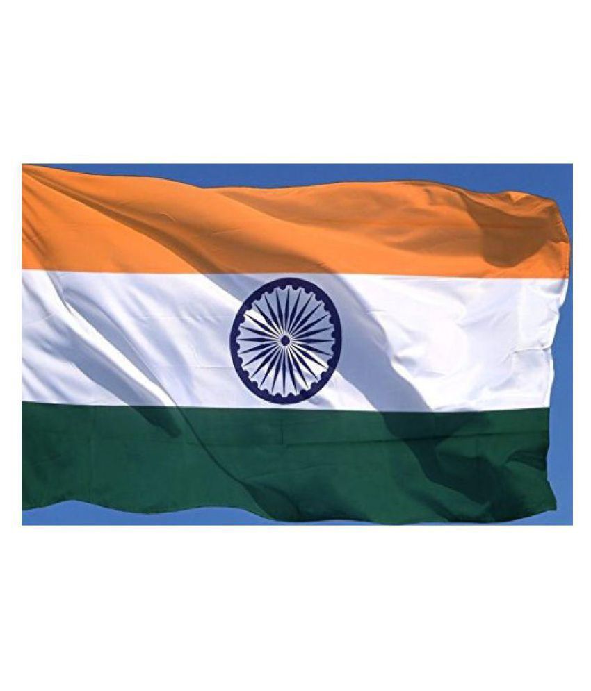 Indian National Flag (145 CM X 218 CM ) by Indiana Home: Buy Online at ...