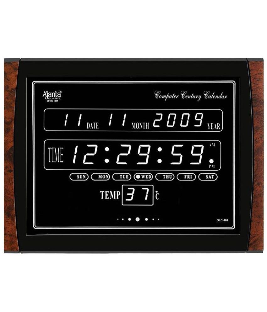 Ajanta Square Digital Wall Clock ( 10 x 8 cms ) Buy Ajanta Square