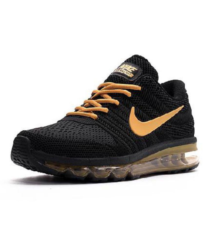 Nike Air Max 2017 Rubber Premium SP Gold Running Shoes ...