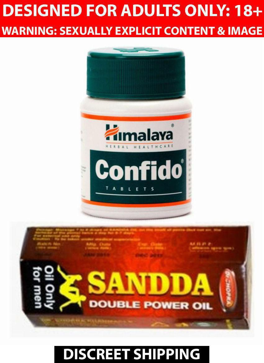 Ayurveda Cure Himalaya Confido 60 Tablets And Sandda Oil 15ml 3 Bottles