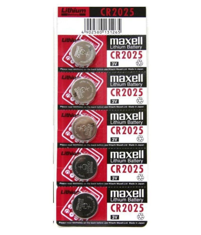     			MAXELL CR2025 3V Non Rechargeable Battery 5