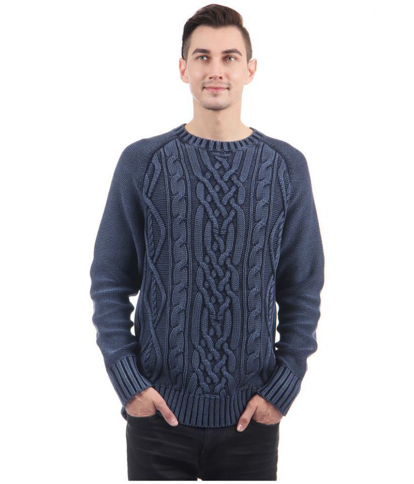 Nautica Navy Round Neck Sweater
