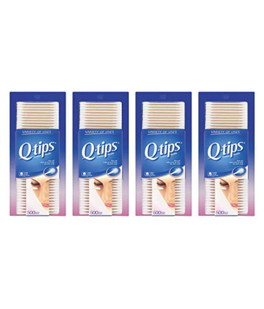 Qtips Cotton, Swabs, 500 ct, 4 pack Buy Qtips Cotton, Swabs, 500 ct