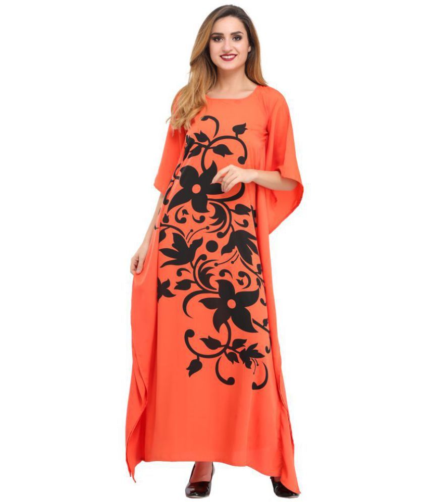 viscose kaftan dress