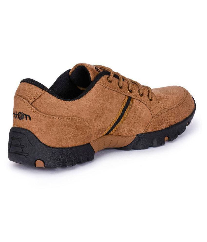 action brown casual shoes