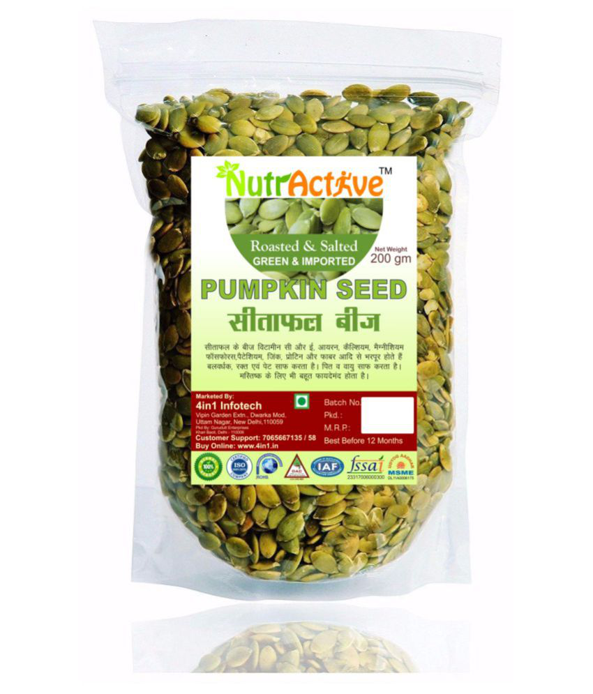     			NutrActive Roasted & Salted Pumpkin Seed 600 gm Multivitamins Powder Pack of 3