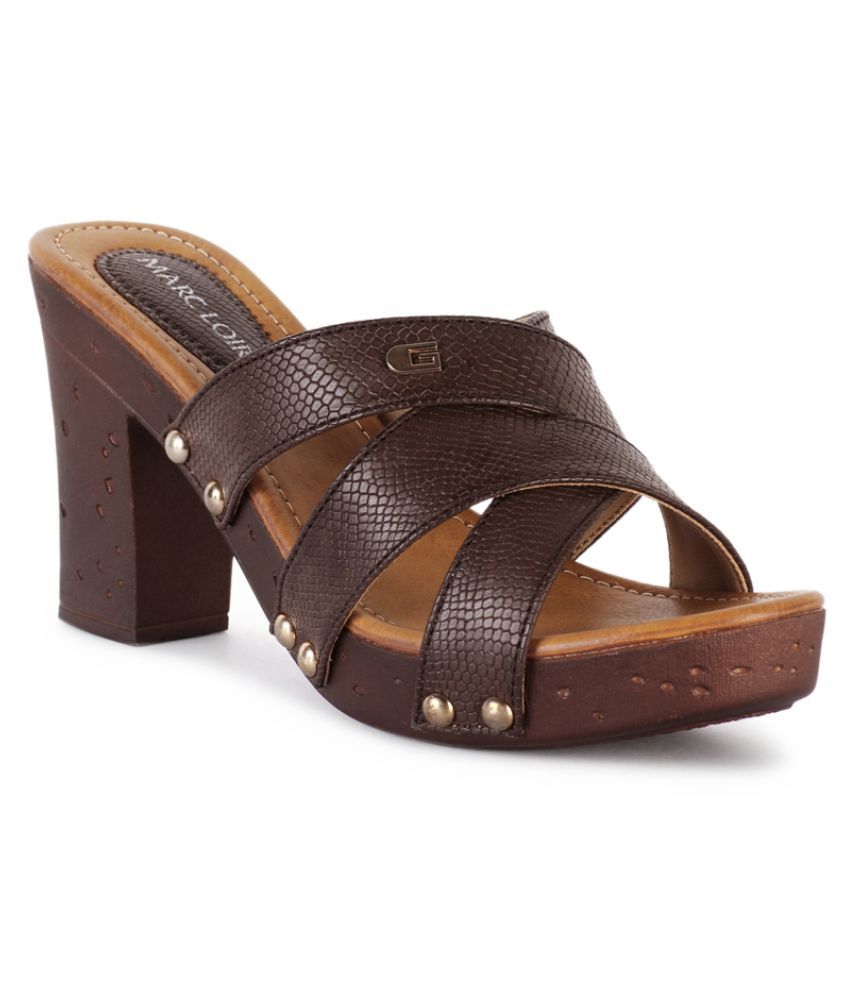 dark brown platforms
