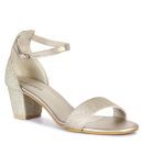 MARC LOIRE - Gold Women's Sandal Heels