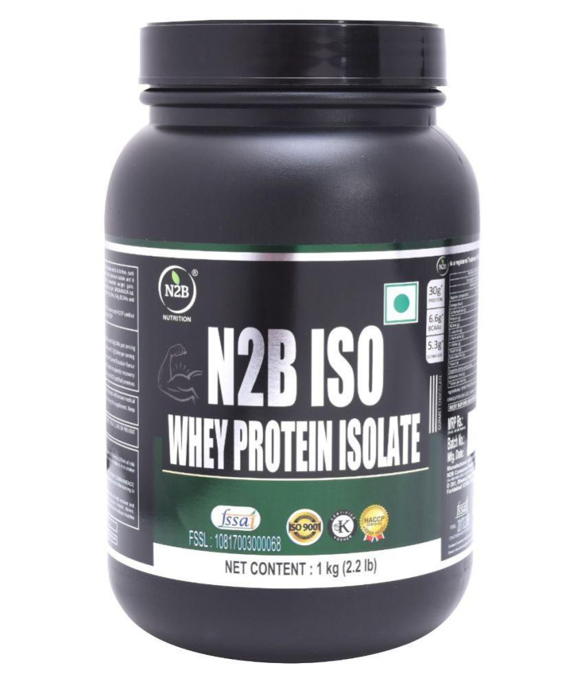 N2B ISO 100 Whey Protein Supplement ISOLATE 2.2 lb 1 kg
