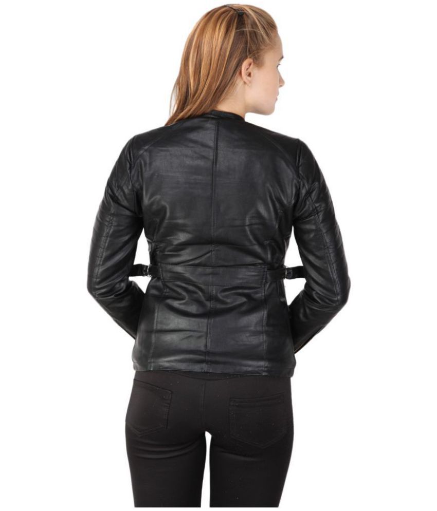 Buy coache Leather Black Biker Online at Best Prices in India - Snapdeal