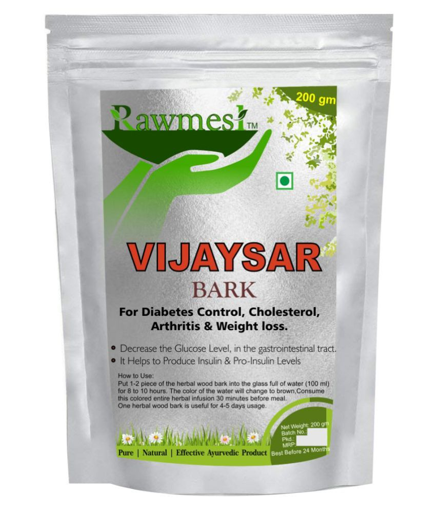     			rawmest Vijaysar Bark 200 gm