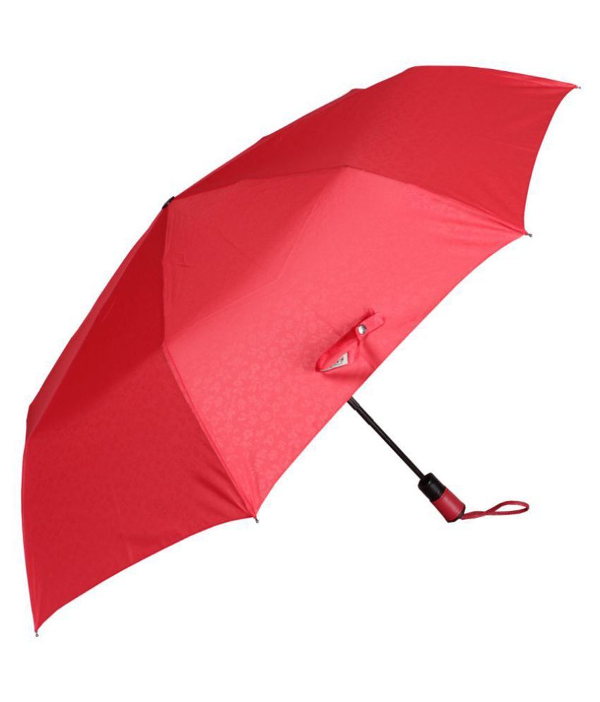 John's Umbrella Red 3 Fold Umbrella Buy Online Rs. Snapdeal