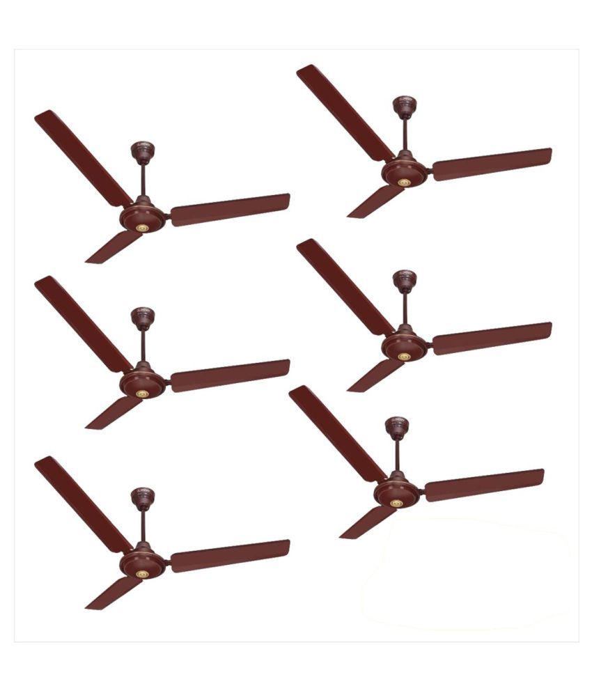 Longway 1200 Star Ceiling Fan Brown In India Longway 1200 Star Ceiling Fan Brown
